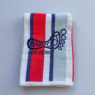 JOEY VELOUR STRIPE TOWEL
