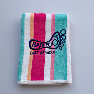 JOEY VELOUR STRIPE TOWEL