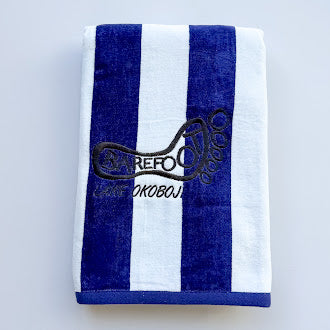 JOEY VELOUR STRIPE TOWEL