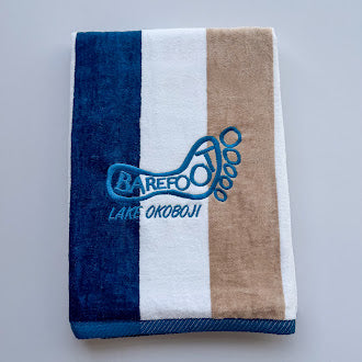 VELOUR STRIPE TOWEL