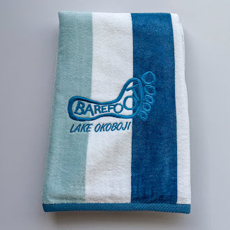 VELOUR STRIPE TOWEL