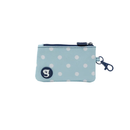 GECKO ID CASE WALLET LT BL POLKA DOT
