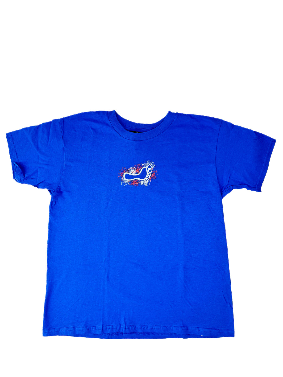 YOUTH ROYAL FLAG SHORT SLEEVE TEE