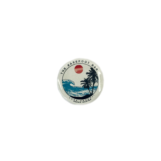 BUTTON MAGNET COASTAL WAVE BF