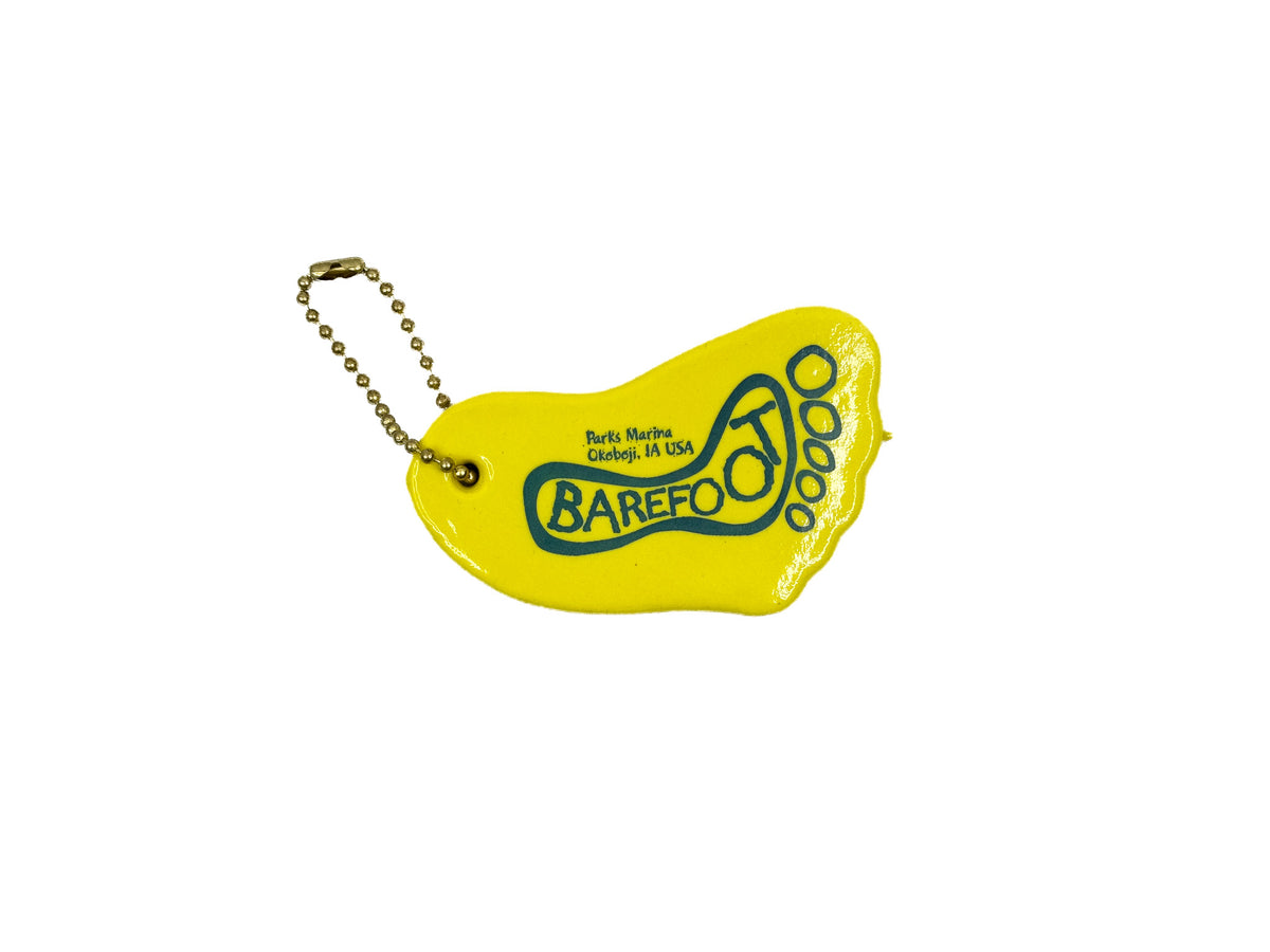 Barefoot Floating Key Chain