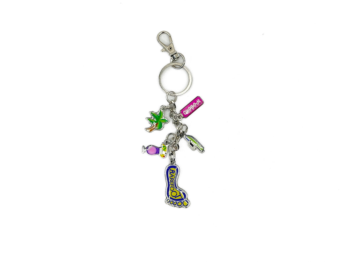 BAREFOOT METAL KEYCHAINS