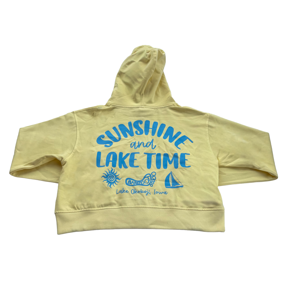 SUNSHINE AND LAKE TIME ZIP HOOD