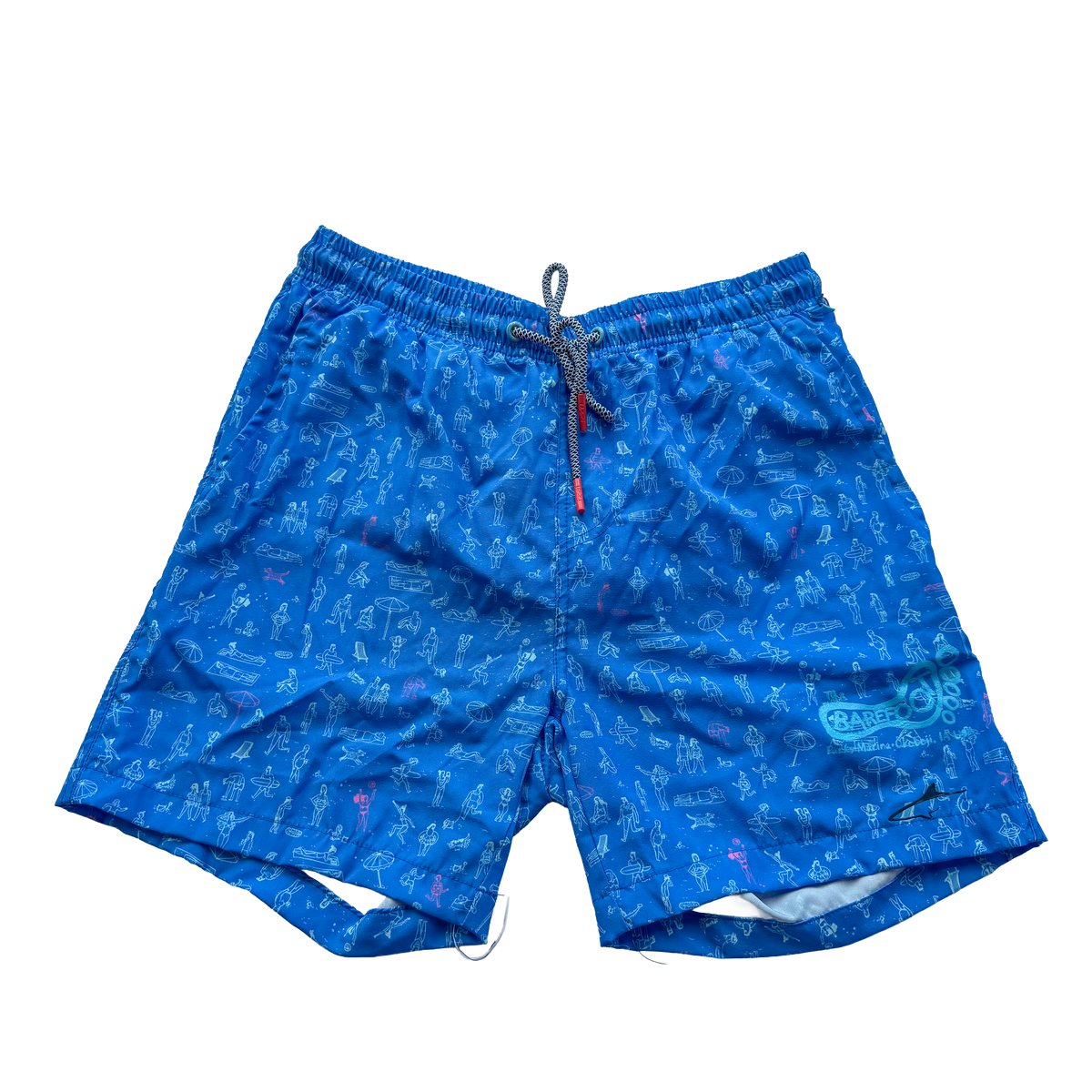 PEOPLE PATTERN BOARDSHORTS