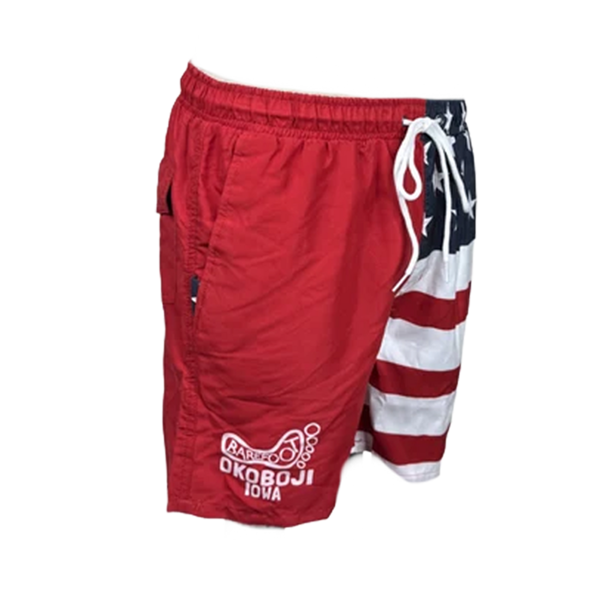 BF FLAG BOARDSHORTS OKOBOJI IOWA