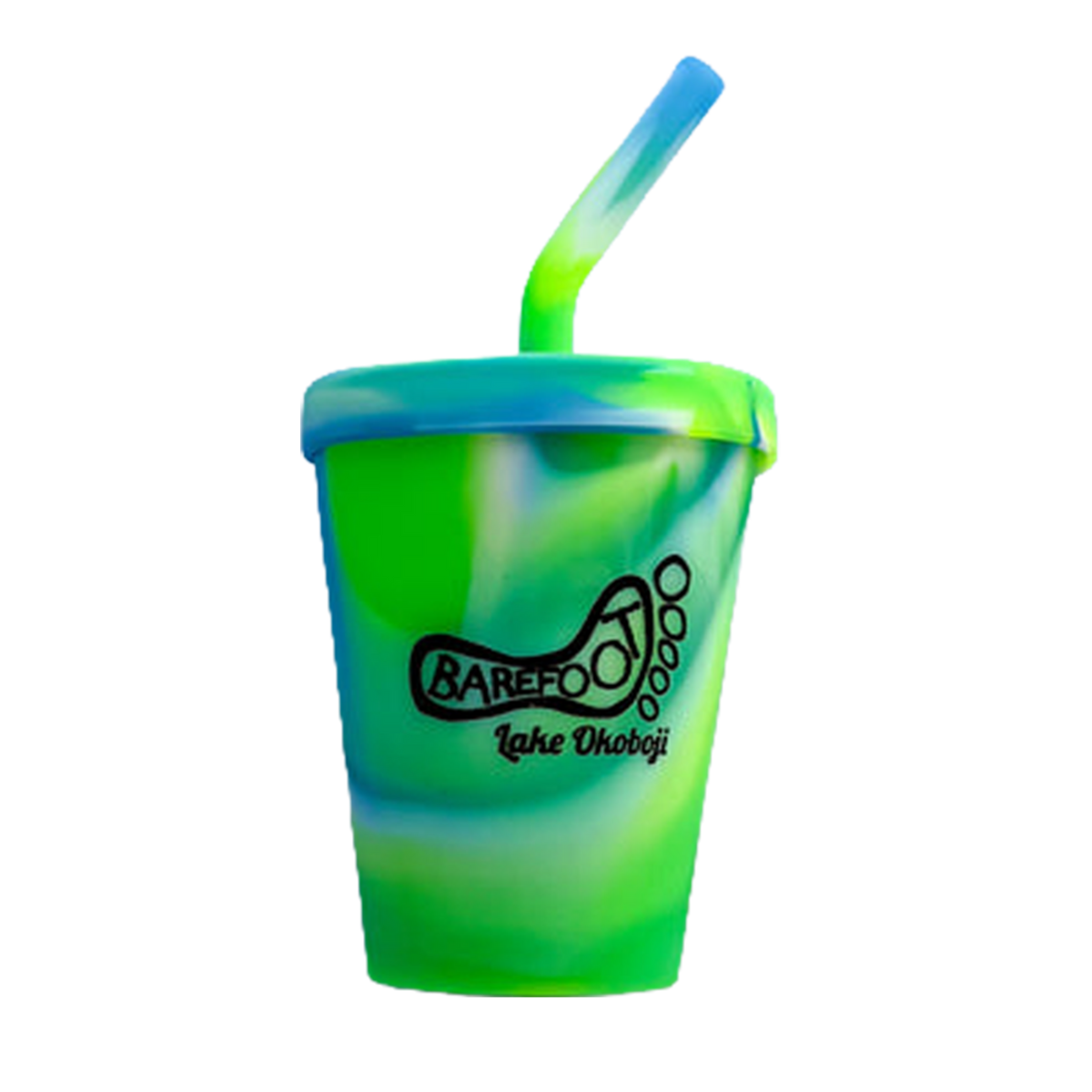 SILICONE KIDS CUP W/STRAW