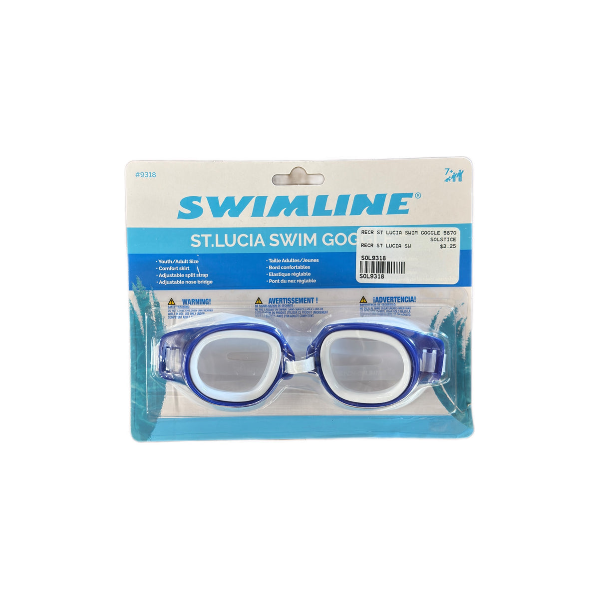 RECR ST LUCIA SWIM GOGGLE