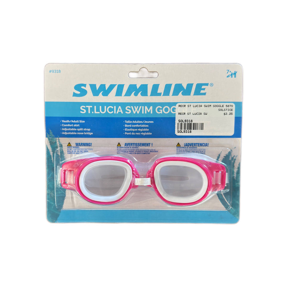 RECR ST LUCIA SWIM GOGGLE