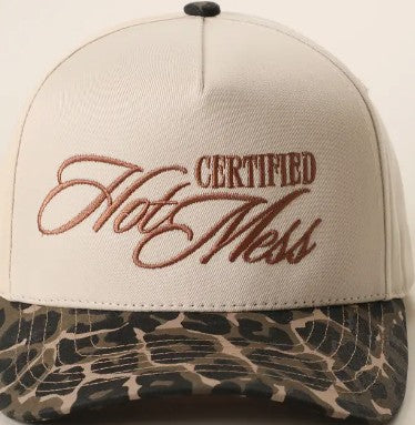 CERTIFIED HOT MESS HAT
