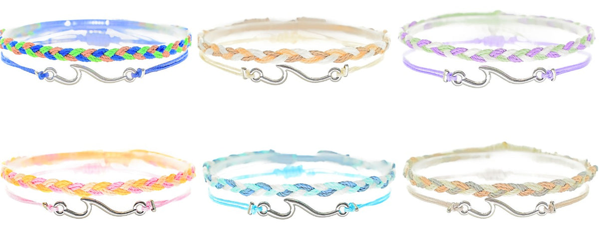 WAVE ANKLET STACK