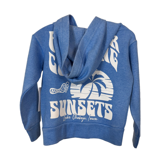 TODDLER FOREVER CHASING SUNSETS FULL ZIP HOODIE