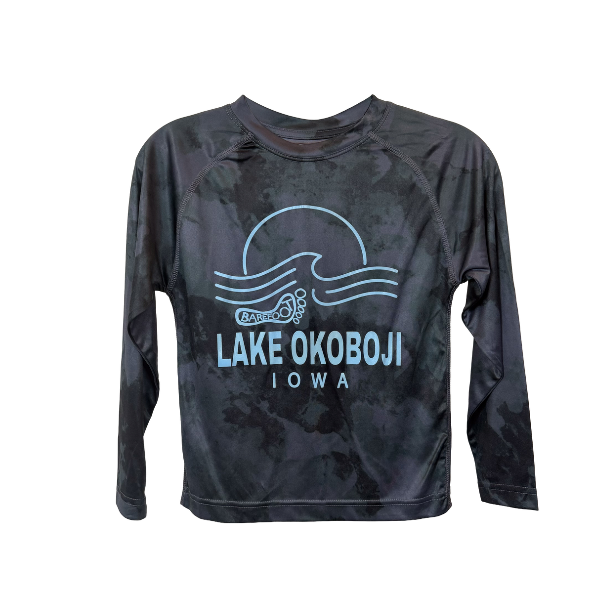 MARBLED LONG SLEEVE RASH GUARD