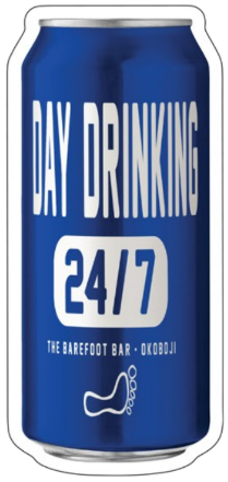 BEER SHAPE DAY DRINK STICKER
