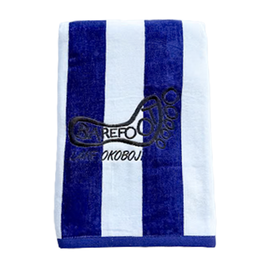 JOEY VELOUR STRIPE TOWEL