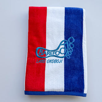 VELOUR STRIPE TOWEL