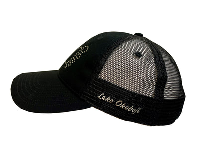 RHINESTONE PONYTAIL HAT