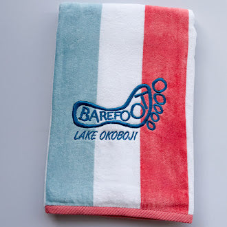 VELOUR STRIPE TOWEL