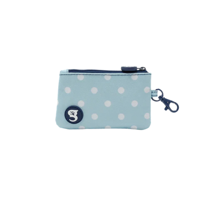 GECKO ID CASE WALLET LT BL POLKA DOT