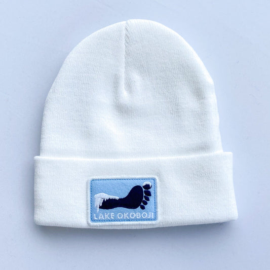 SNOWY FOOT BEANIE