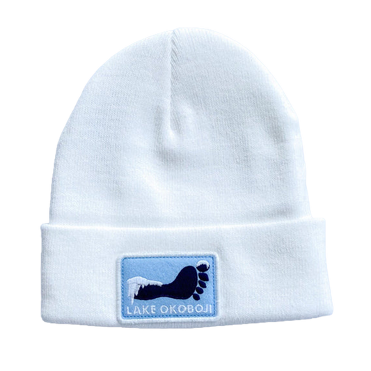SNOWY FOOT BEANIE