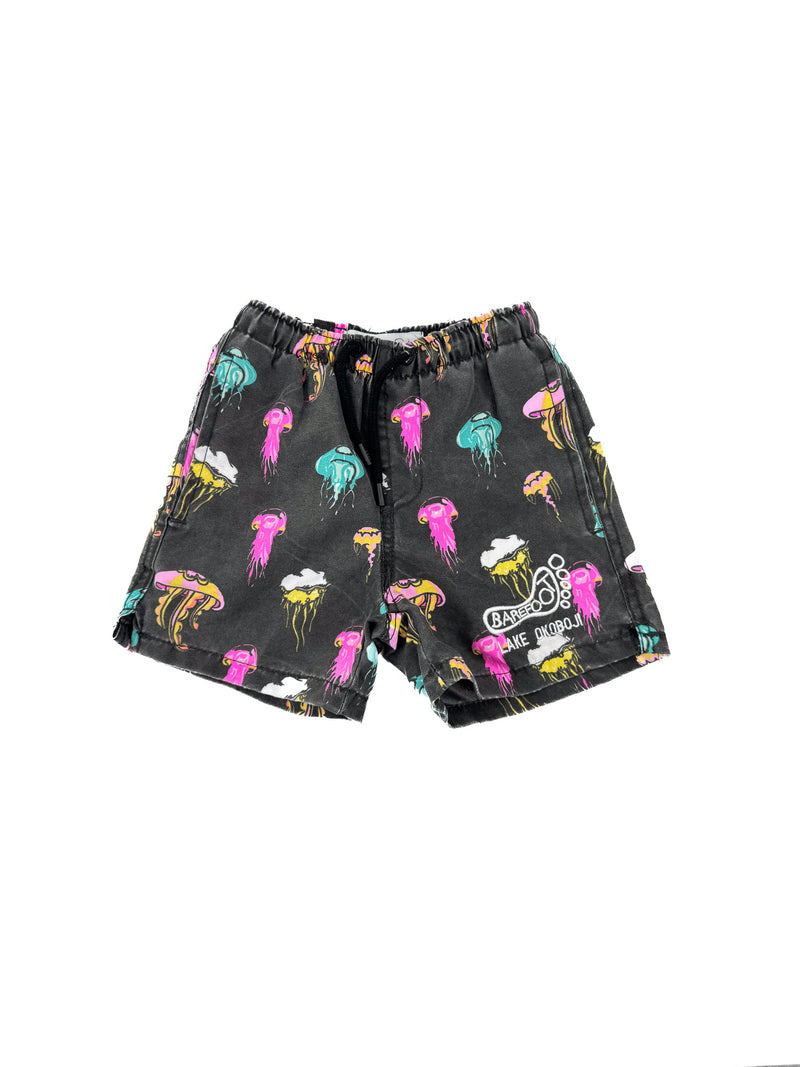 TODDLER EMBROIDERED JELLYFISH BOARD SHORTS