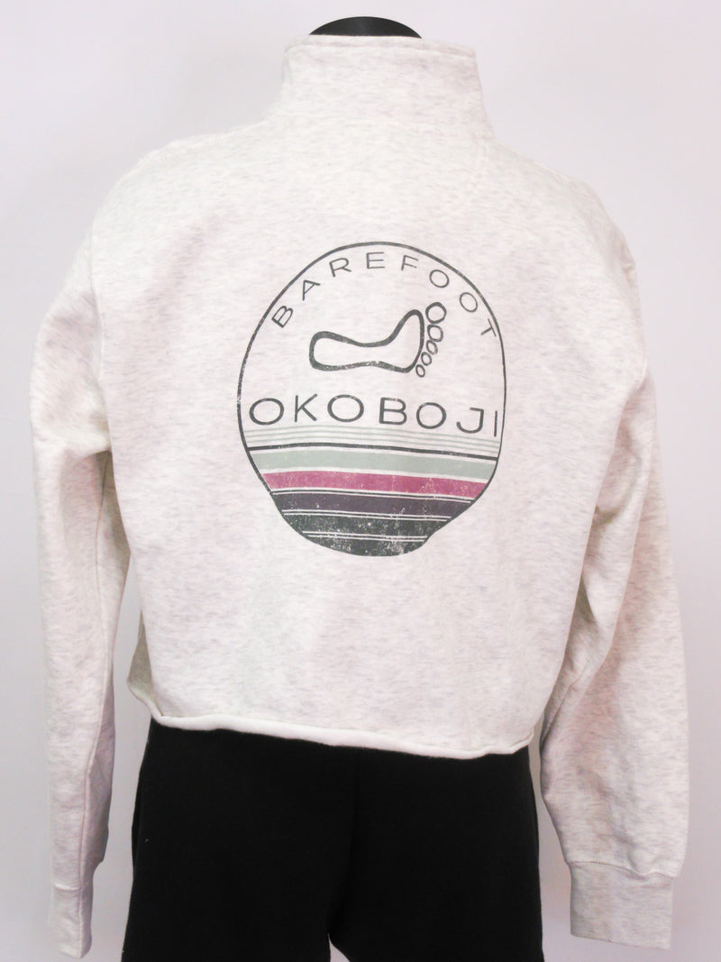 WMN CROP DUNKWV 1/4 ZIP