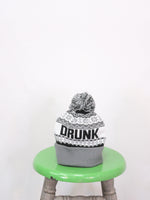 DRUNK/SOBER CUFF POM HAT