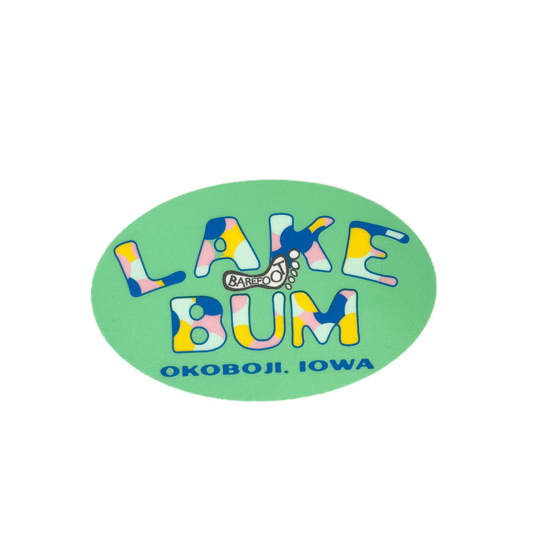 LAKE BUM STICKER