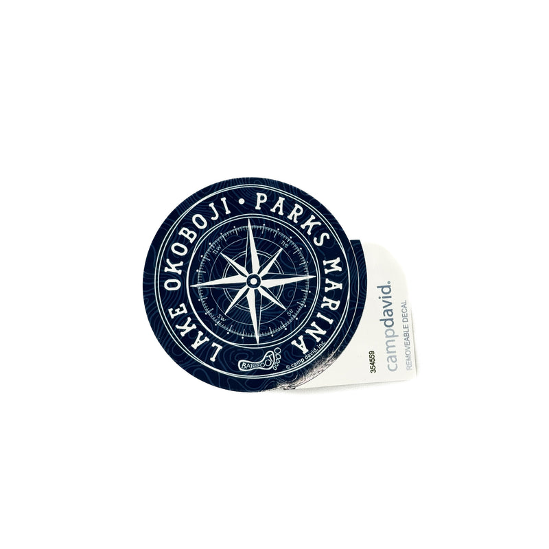 BAREFOOT COMPASS STICKER