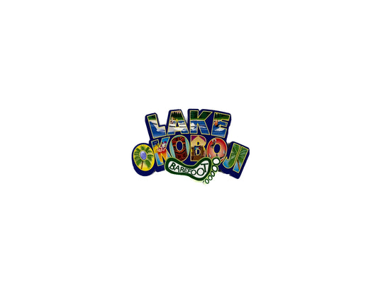 CHUNKY LETTER OKOBOJI MAGNET