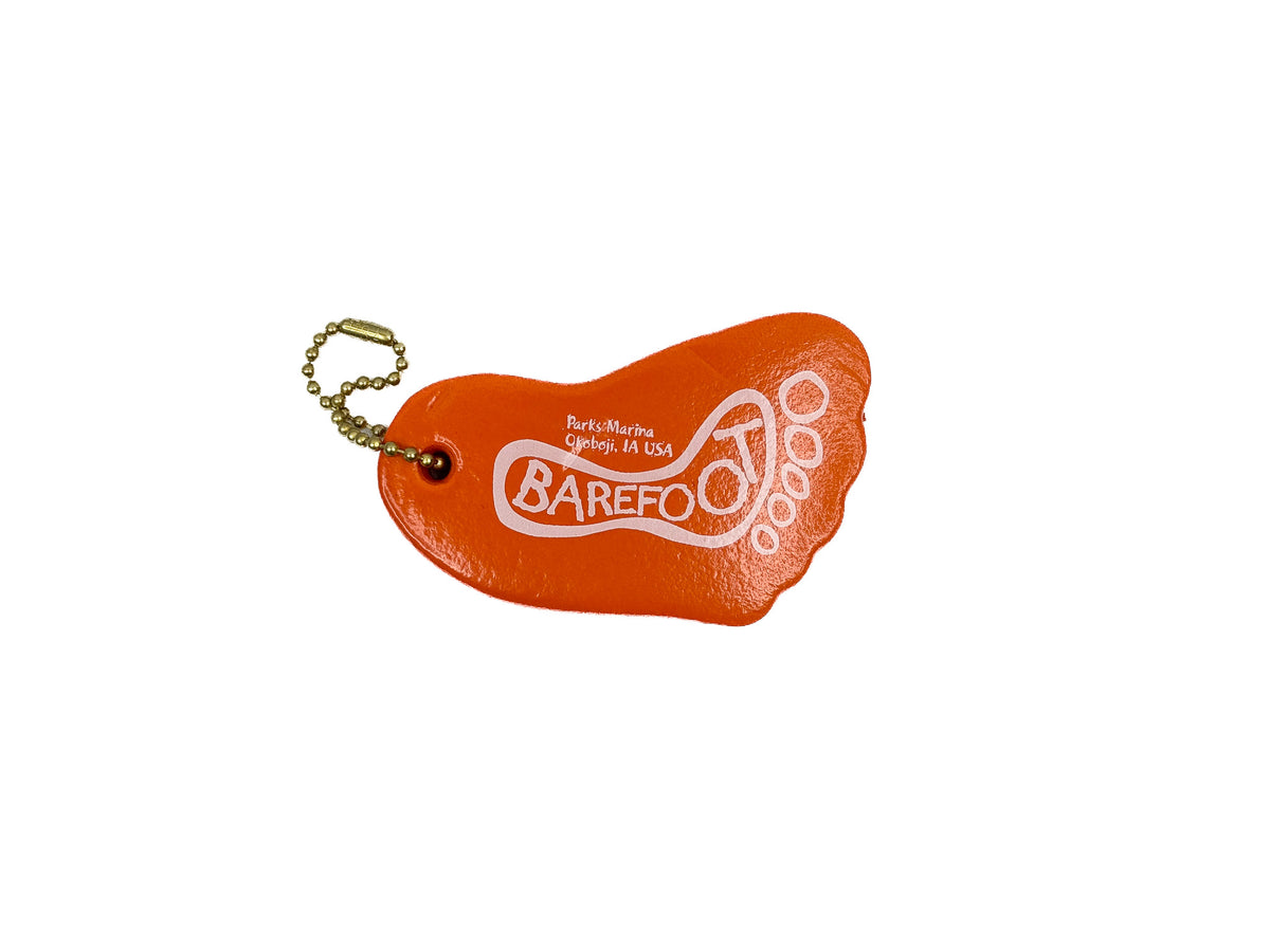 Barefoot Floating Key Chain