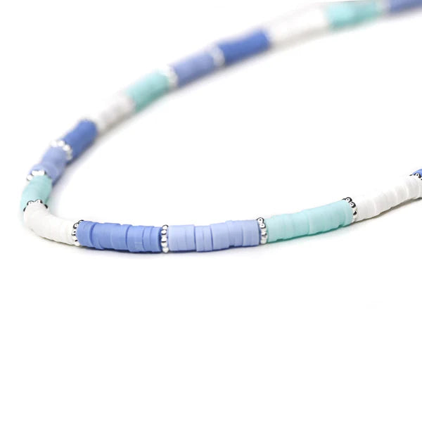 THIN FIMO NECKLACE WITH BEADS