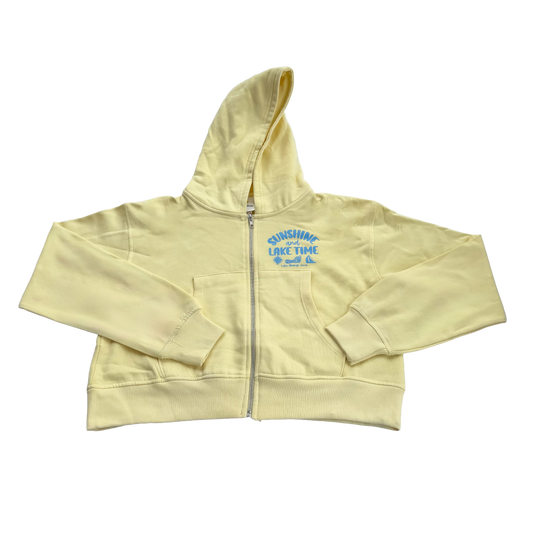 SUNSHINE AND LAKE TIME ZIP HOOD