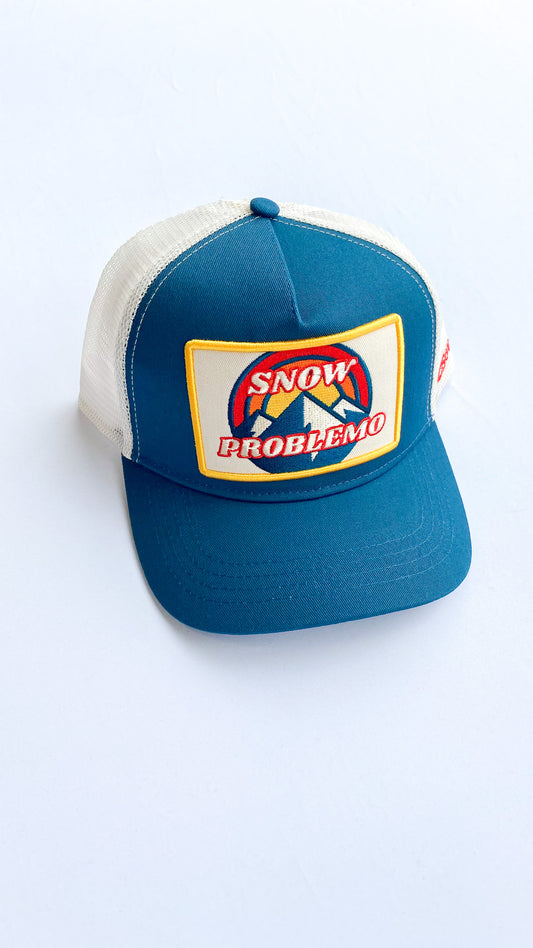 SNOW PROBLEMO TRUCKER HAT