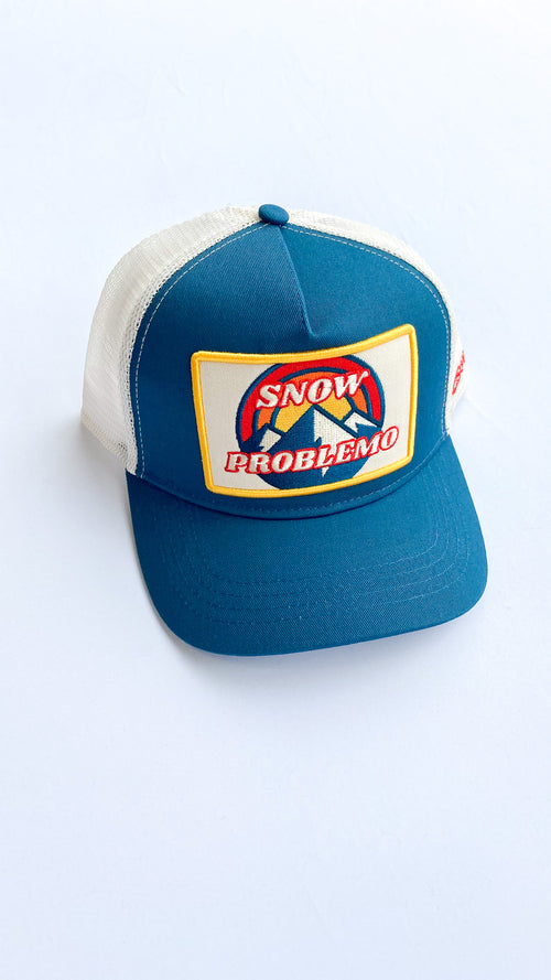 SNOW PROBLEMO TRUCKER HAT