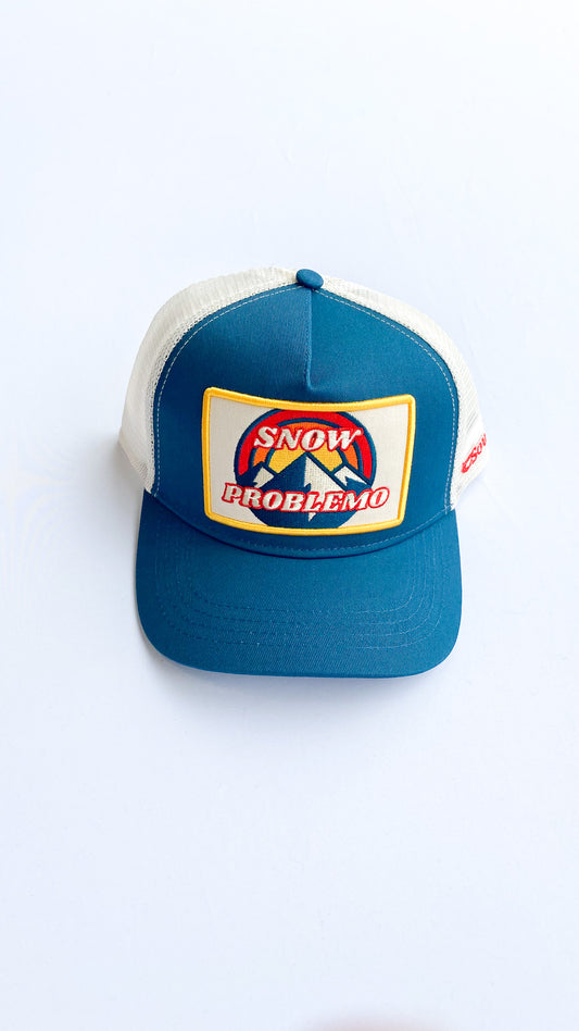 SNOW PROBLEMO TRUCKER HAT