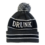 DRUNK/SOBER CUFF POM HAT