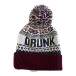 DRUNK/SOBER CUFF POM HAT