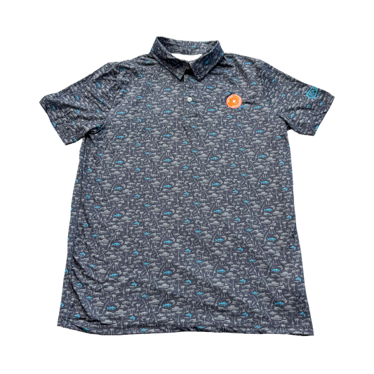 MENS POLO FISHING PATTERN