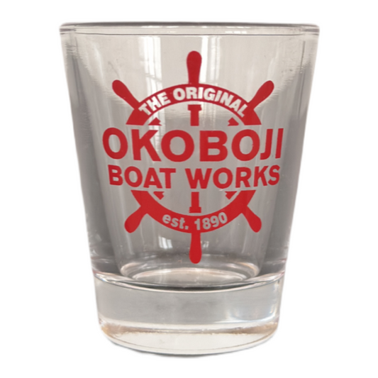 OBW CLEAR SHOT GLASS