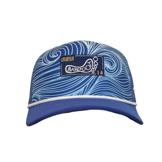 SWIRLY BAREFOOT BALL CAP