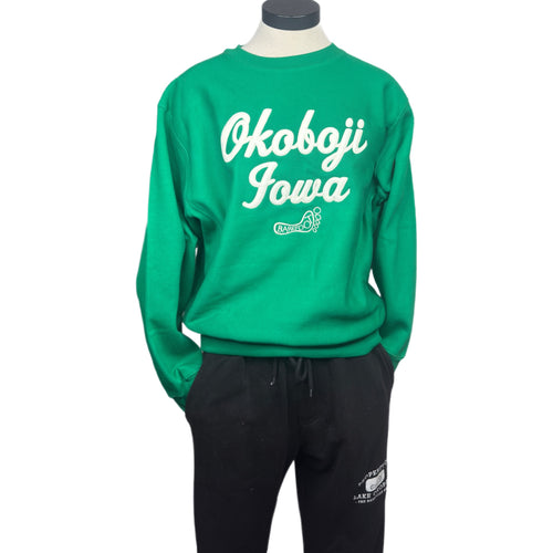 OKOBOJI IOWA FLEECE CREW