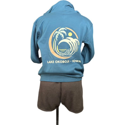 WAVE PALM CIRCLE BF ZIP