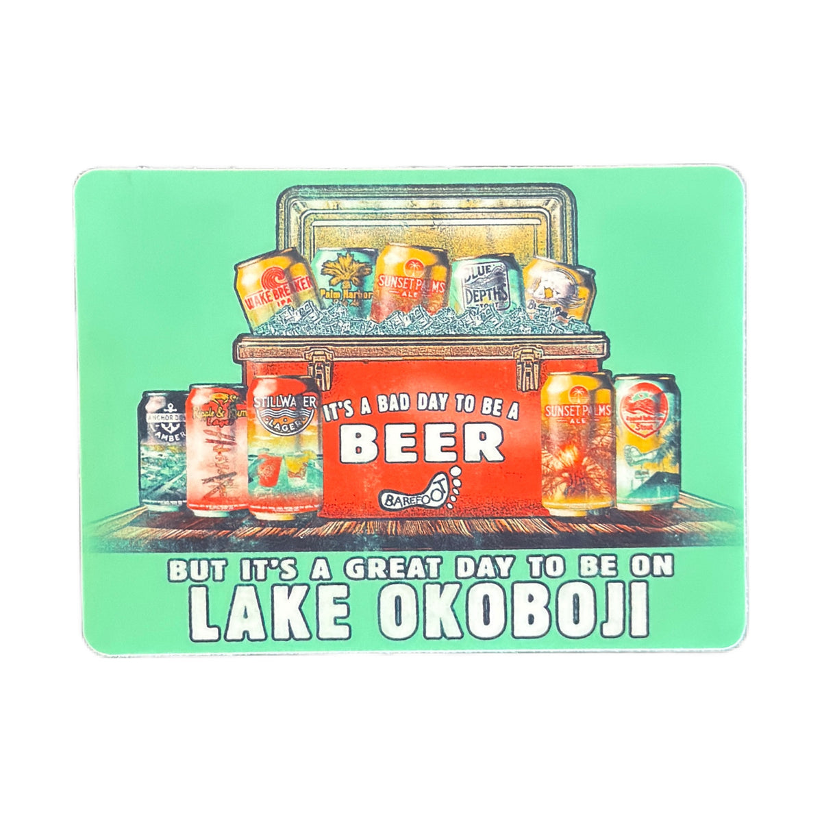 BAD DAY BEER STICKER