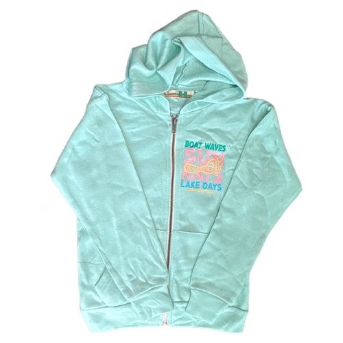 YTH BOAT WAVES ZIP HOOD