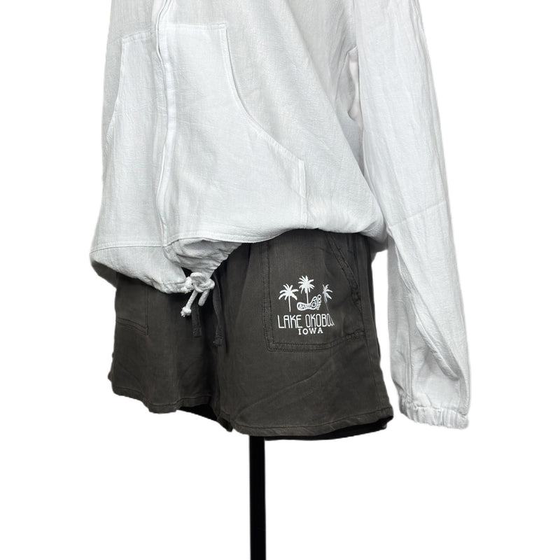 WMNS DENIM WASHED SHORTS